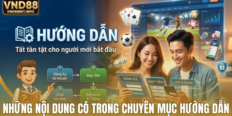 Những nội dung có trong chuyên mục hướng dẫn