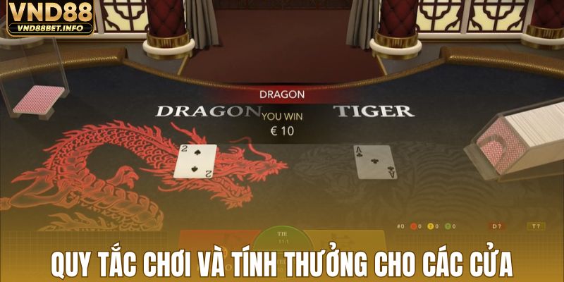 Quy tắc chơi và tính thưởng của các cửa cụ thể
