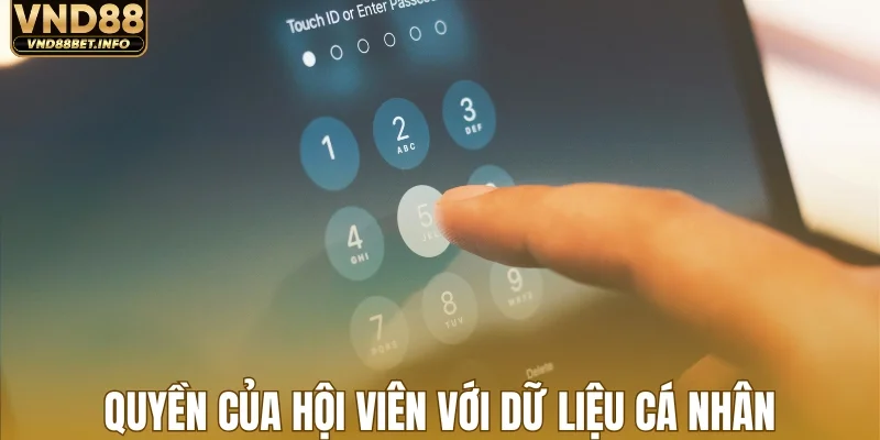 Quyền của thành viên với dữ liệu của mình